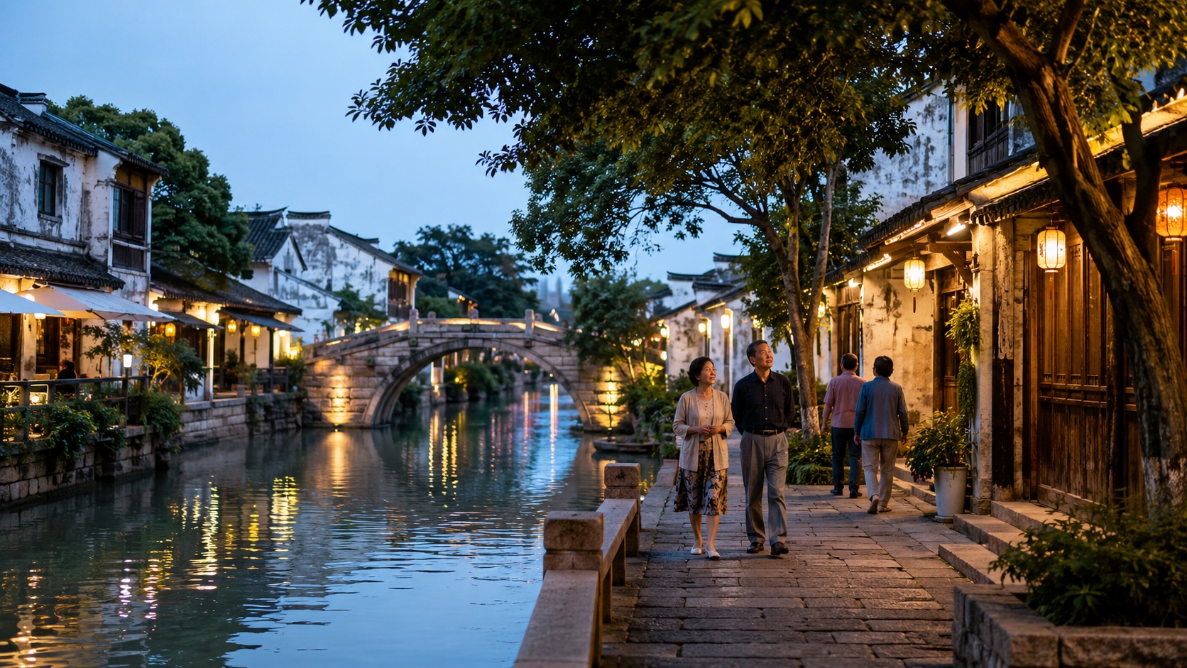 古镇夜景